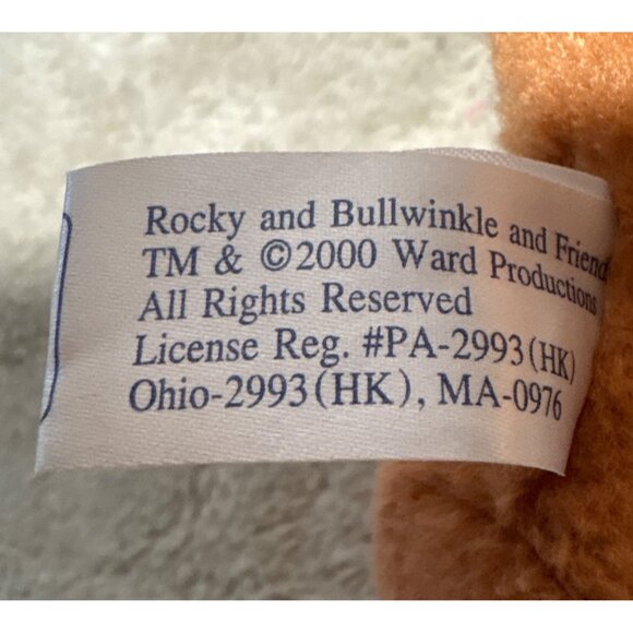 Toy Network Rocky & Bullwinkle Bullwinkle Moose Plush Toy Collectible - Picture 5 of 8